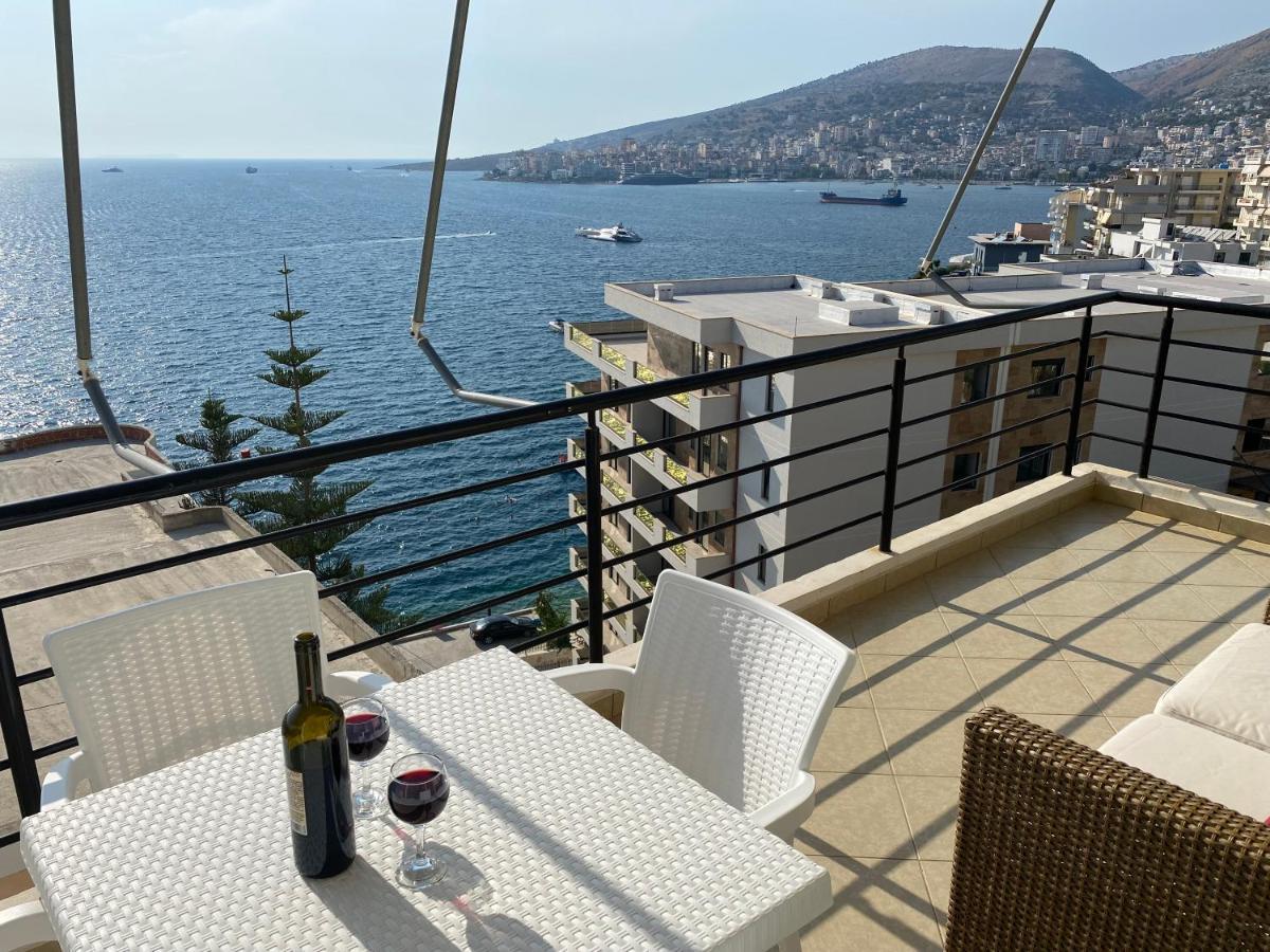 Apartment With Huge Sea View Balcony Sarandë 외부 사진